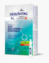 Load image into Gallery viewer, Vials with hyaluronic acid and vitamin C Gerovital H3 Hyaluronic C, 10 x 2 ml