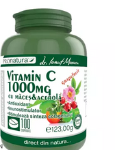 Load image into Gallery viewer, Vitamin C 1000 mg Grapefruit with rosehips and acerola, 100 tablets, Pro Natura
