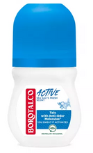 Load image into Gallery viewer, Deodorant roll-on Active Sea Salts, 2x50 ml, Borotalco