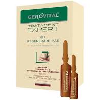 Load image into Gallery viewer, Gerovital Expert Treatment Hair Regeneration Kit, 10 ampoules x 10 ml, 10 ampoules x 5 ml, Farmec