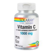 Load image into Gallery viewer, Vitamin C 1000 mg Solaray, 100 capsules, Secom