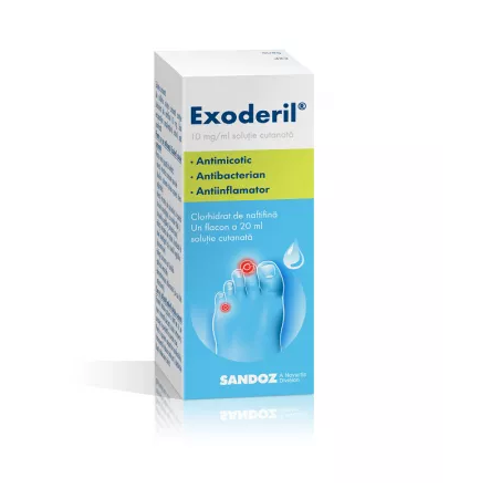 Exoderil solution for mycotic infections of skin 20 ml, Sandoz ...