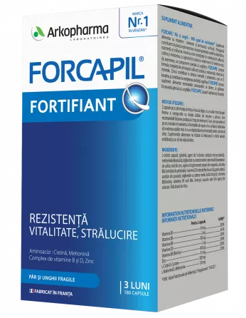 Forcapil hair and nails, 180 capsules, Arkopharma