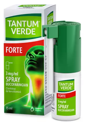 Tantum green strong bucopharyngeal spray 0.3%, 15 ml