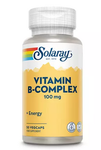 Vitamin B-Complex Solaray, 100 mg, 50 capsule, Secom