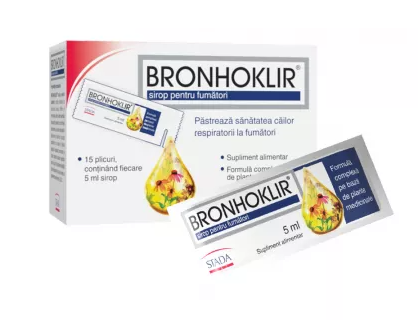 Bronhoklir smoking syrup, 2x15 sachets, Stada