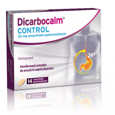 Dicarbocalm Control 20 mg 14 tablets, Zentiva