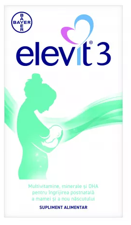 Elevit 3, 30 capsules, Bayer – storeofhealth