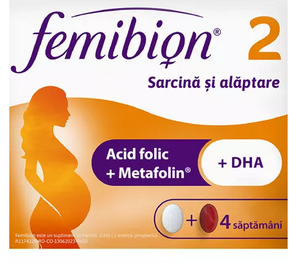 Femibion 2 pregnancy and breastfeeding, 28 tablets + 28 capsules