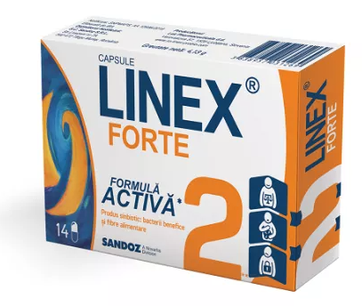 Linex Forte, 14 capsules, Sandoz