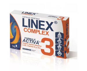 Linex Complex, 14 capsules - helps the digestive tract and intenstinal flora imbalance