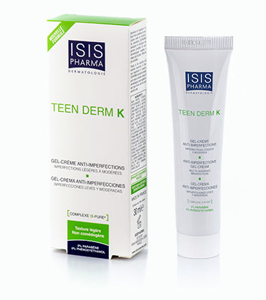 Teen Derm K Acne Skin Cream Gel, 30 ml, IsisPharma