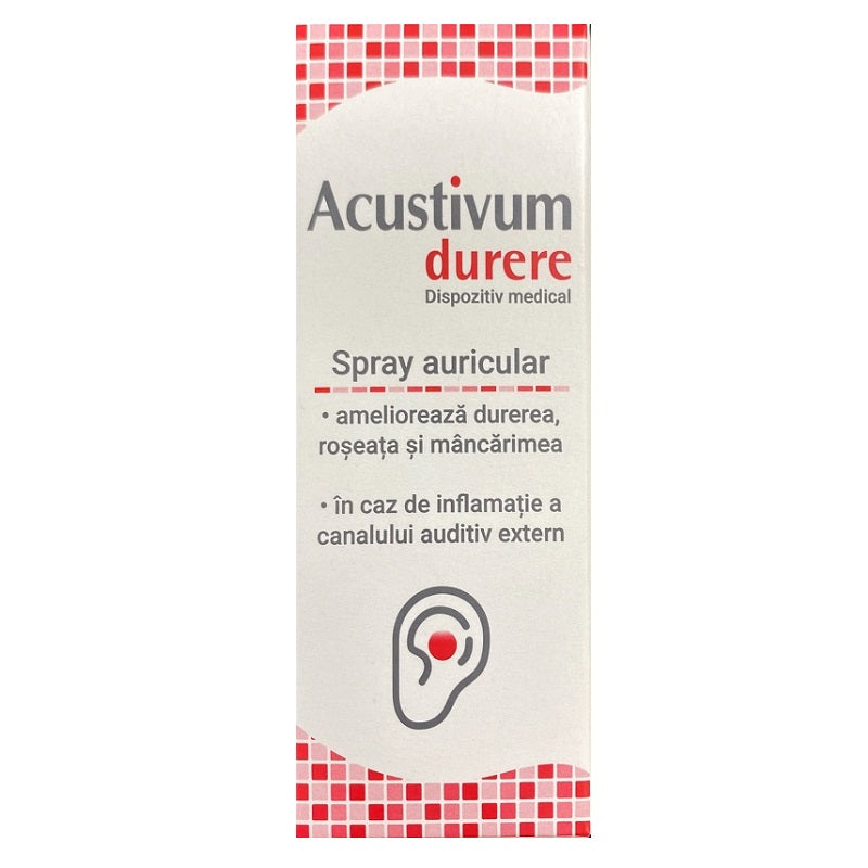 Acustivum pain ear spray, 20 ml, Zdrovit