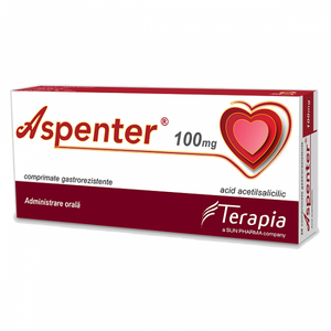 Aspenter 100 mg, 28 gastro-resistant tablets, Terapia