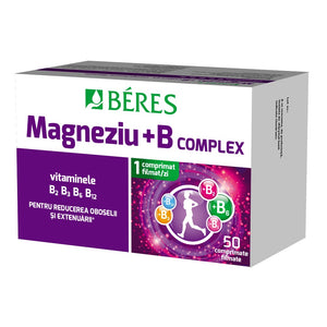 Magnesium + B complex, 50 film-coated tablets, Beres