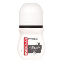 Load image into Gallery viewer, Deodorant roll-on Invisible, 2x50 ml, Borotalco
