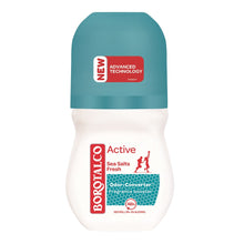 Load image into Gallery viewer, Deodorant roll-on Active Sea Salts, 2x50 ml, Borotalco
