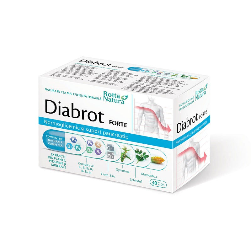 Diabrot Forte, 30 capsules, Rotta Natura – storeofhealth