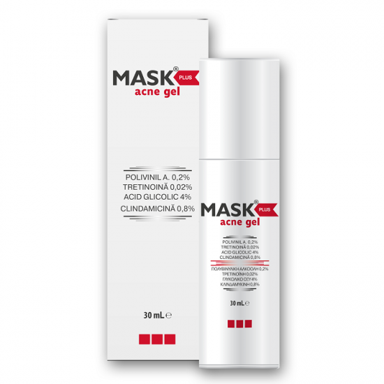 Mask Plus, 30 ml, Solartium Group - Gel for the treatment of inflammatory acne