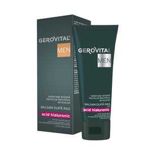 After Shave Balm with Gerovital Men Hyaluronic Acid, 100 ml, Farmec
