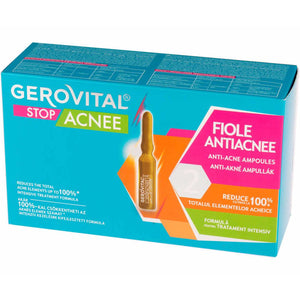 Gerovital Stop Acne anti-acne ampoules, 10 ampoules x 2 ml, Farmec