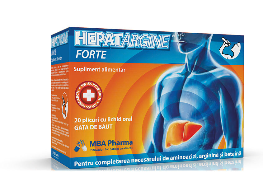 Hepatargine Forte, 20 sachets, Regenerates, Protects, Detoxifies (Similar HEPA-MERZ)