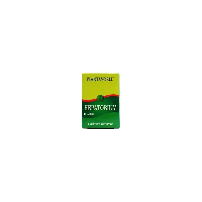 Hepatobil V, 40 tablets, Plantavorel - supports the gallbaldder