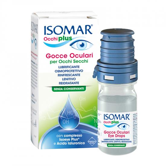 Isomar Occhi Plus eye drops, 10 ml, Euritalia