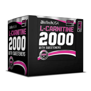 L-Carnitine 2000 with lemon flavor, 20 ampoules, Biotech USA