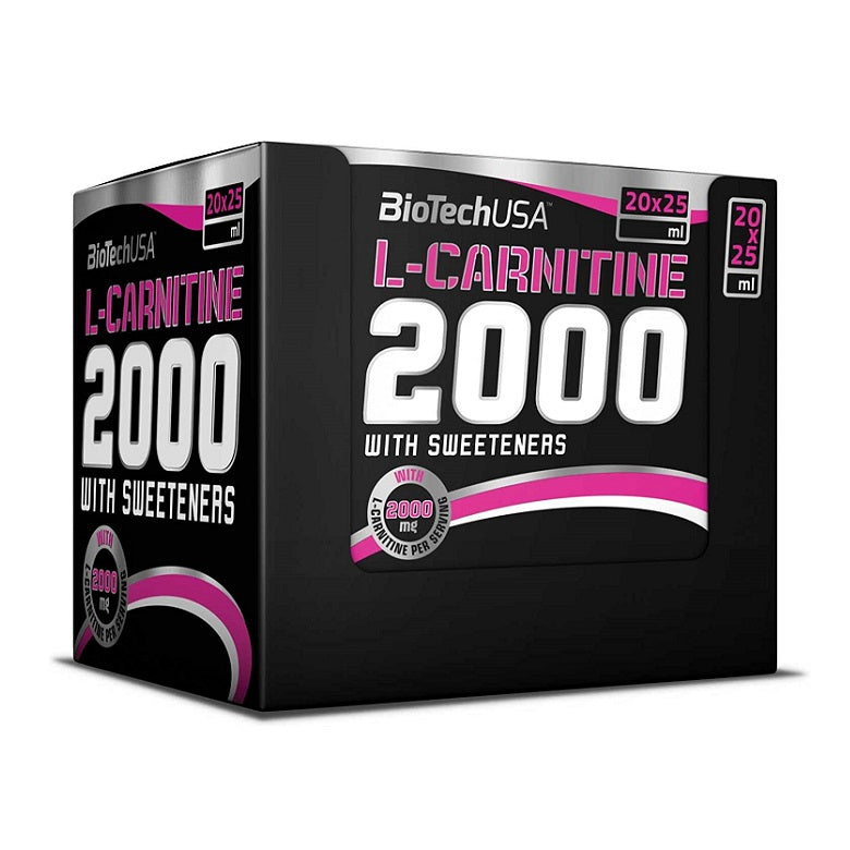 L-Carnitine 2000 with lemon flavor, 20 ampoules, Biotech USA storeofhealth L-Carnitine 2000 with lemon flavor, 20 ampoules, Biotech USA storeofhealth
