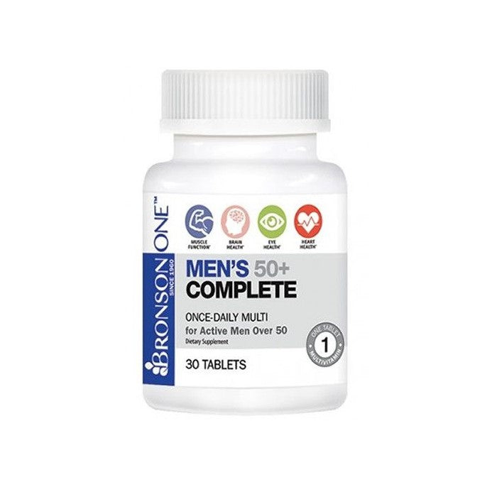 Men`s 50+ Complete for Men Over 50+, 30 tablets, Bronson Laboratories