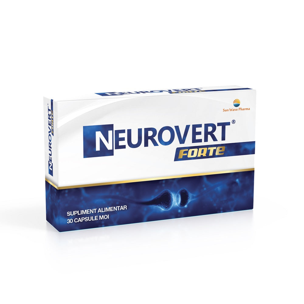 Neurovert Forte, 30 capsules, Sun Wave Pharma - improves cognitive function