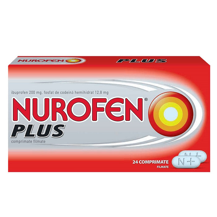 Nurofen Plus 24 tablets - Achieve superior pain relief results. - 2 / 3 / 5 / 10 boxes
