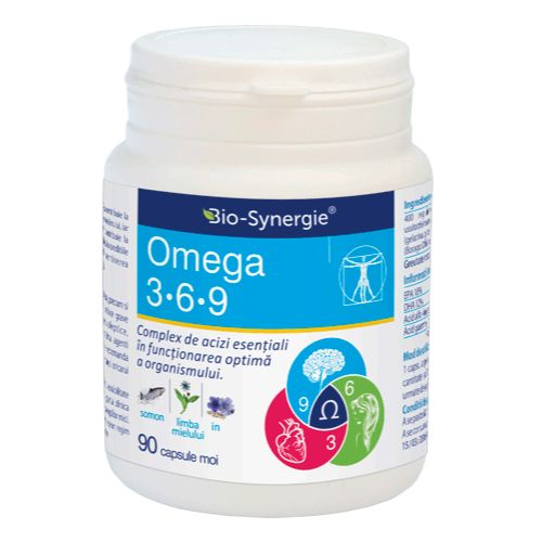Omega 3-6-9 1000mg Bio-Synergie, 90 capsules, Lab. Le Beau