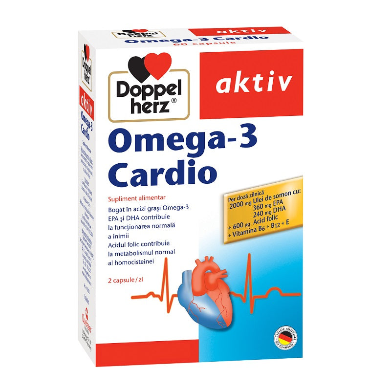 Omega-3 Cardio for the heart, 60 capsules, Doppelherz