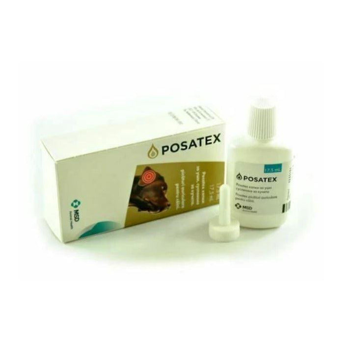 Posatex 17,5ml Ear Drops, Otic Suspension for Dogs – storeofhealth