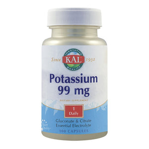 Potassium 99 mg Kal, 100 capsules