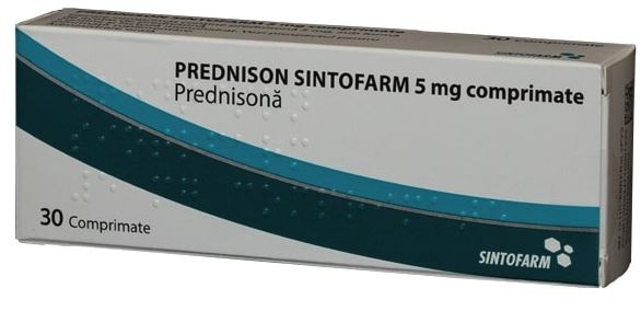 Prednisone 5 mg, 30 tablets, Sintofarm