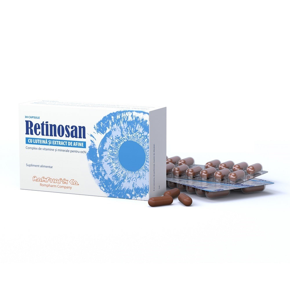Retinosan, 30 capsule, Rompharm - Eyes support