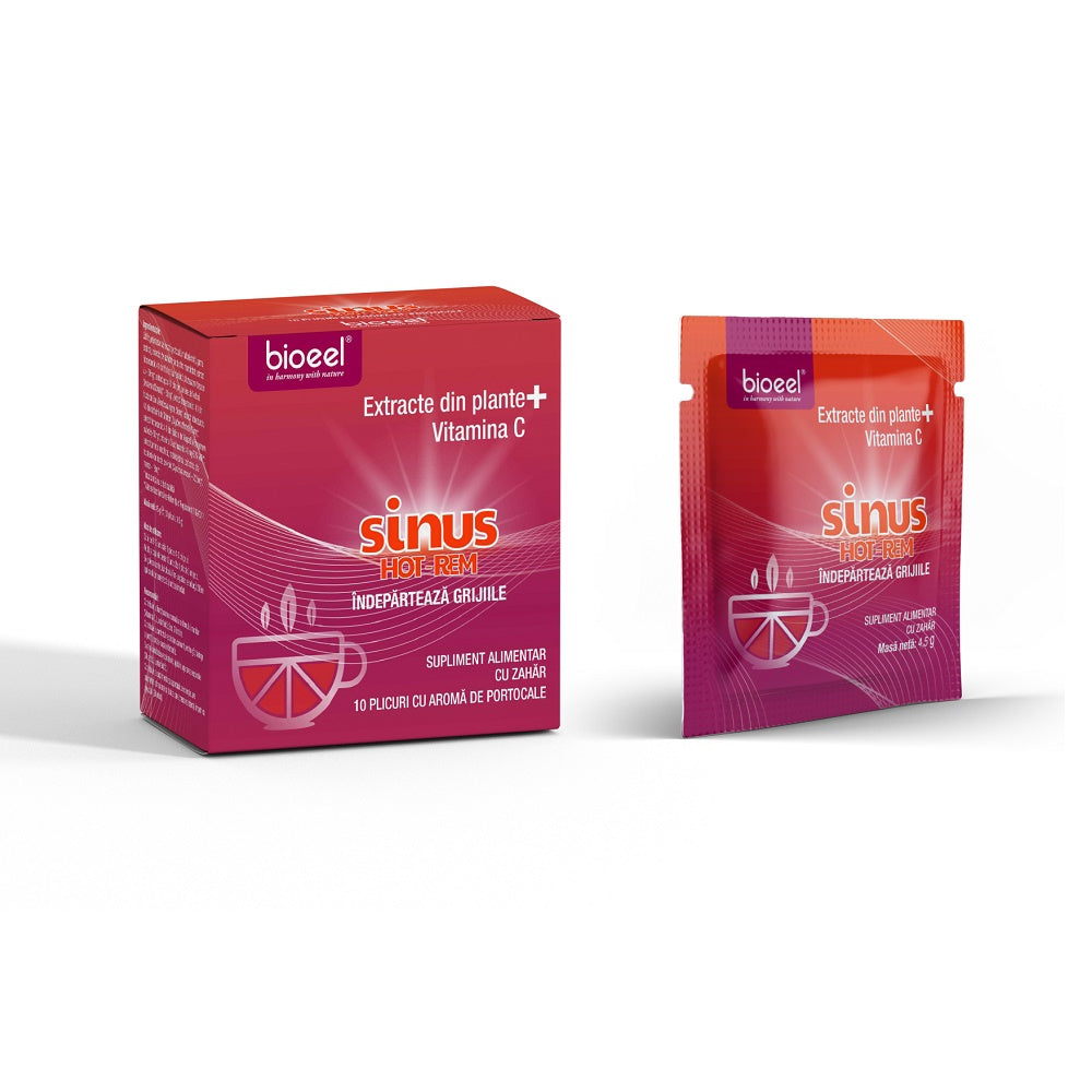 Sinus Hot-Rem, 2x10 sachets, Bioeel - supports respiratory & immune system