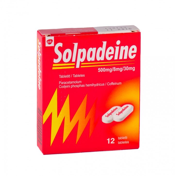 Solpadeine 3x12 tablets - relief pain