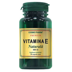 Natural Vitamin E, 30 capsules, Cosmopharm